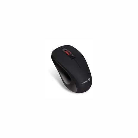 CONNECT IT "MUTE" bezdrátová optická tichá myš, USB, (+ 1x AA baterie zdarma), černá