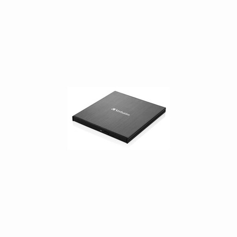 VERBATIM externí mechanika Ultra HD 4K Blu-ray External Slimline Writer (USB 3.1, USB-C) + zdarma 25GB médium