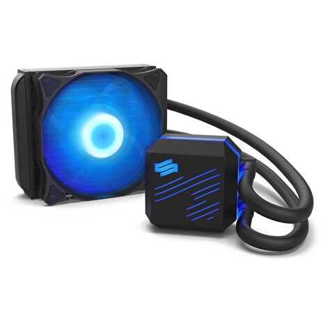 SilentiumPC vodní chladič Navis RGB 120 AiO / 120mm fan / 22dBA / pro AM3/AM4/ LGA 2011, 1155, 1151, 1156, 1366