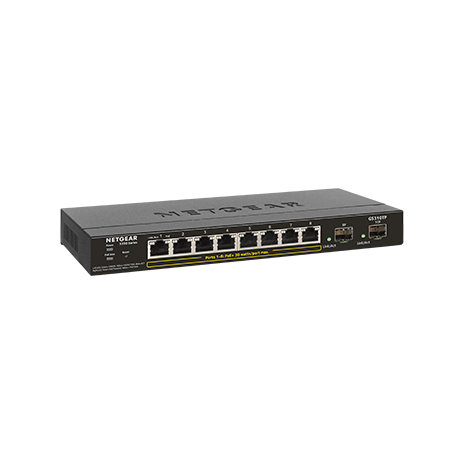 NETGEAR, 8-PORT GIG SMART SWITCH POE 2xSFP