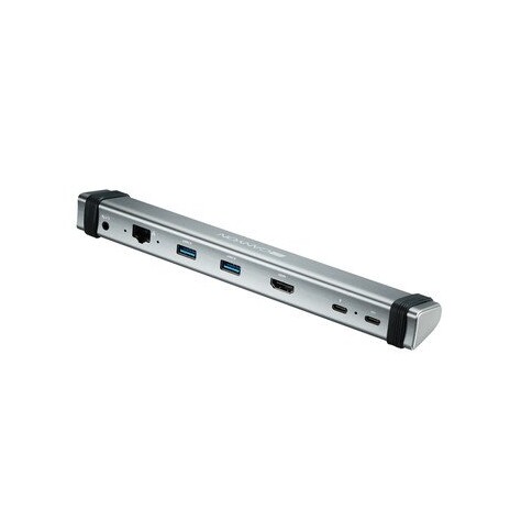 CANYON replikátor portů DS-6 6v1, 1xUSB-C PD 60W, 1xHDMI, 2xUSB 3.0, 1xRJ45 Gb, 1x3.5mm jack
