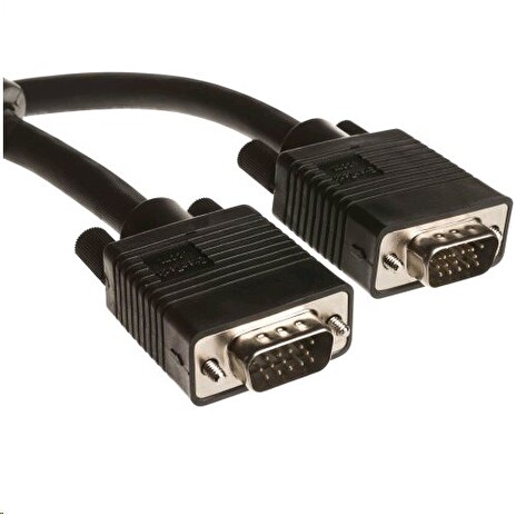 C-TECH Kabel VGA, M/M, stíněný, 1,8m