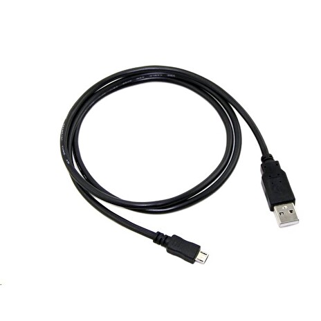 C-TECH Kabel USB 2.0 AM/Micro, 2m, černý