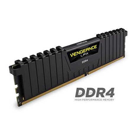 CORSAIR 16GB=2x8GB DDR4 3200MHz VENGEANCE LPX BLACK CL16-18-18-36 1.35V XMP2.0 (pro AMD Ryzen a Intel 200, 16GB=kit 2ks 8GB s chladičem