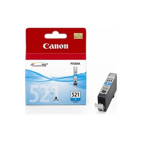 CANON CLI-521C originální náplň azurová (pro MP540/550/560/620/630/980/iP3600/4600)