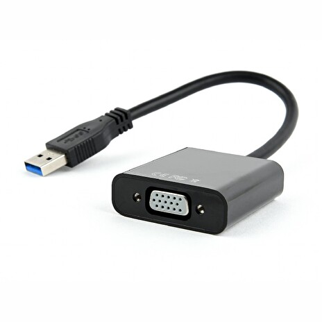 Gembird USB 3.0 to VGA video adapter, black, blister