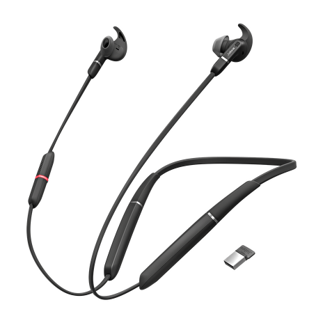 Jabra Evolve 65e/Stereo/BT/Bezdrát/MS/Černá