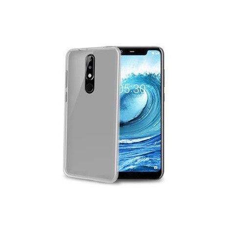 TPU pouzdro CELLY Nokia 5.1 Plus, bezbarvé