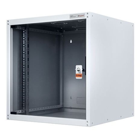Legrand EvoLine 19" nástěnný datový rozvaděč 16U, 600x600mm, 65kg, skleněné dveře