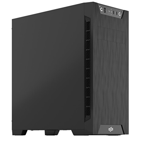 POŠKOZENÝ OBAL - SilentiumPC skříň MidT Armis AR3 Pure Black / 2x USB 3.0 / 2x 120mm fan / černá