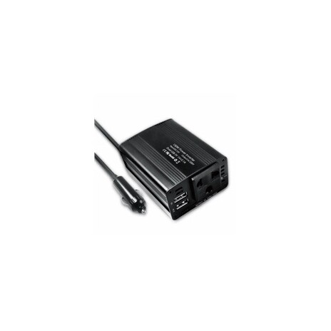 EUROCASE měnič napětí AC/DC ,12V/230V, 150W, USB, autozástrčka