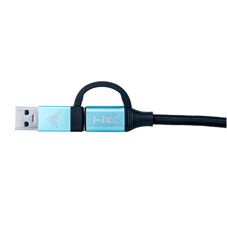 i-tec propojovací kabel USB 3.1 (Type-C) na USB 3.1 (Type-C) s USB 3.0 adaptérem, 1m