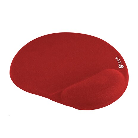 Podložka pod myš gelová C-TECH MPG-03, červená, 240x220mm