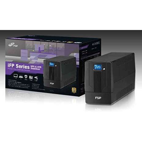 FSP UPS iFP 2000, 2000 VA / 1200W, LCD, line interactive