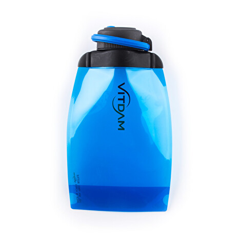 Láhev Vitdam skládací, 500ml modrá