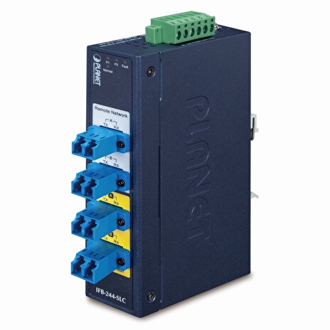 PLANET IFB-244-SLC optický bypass switch 4xLC singlemode, dual 9-48VDC/24VAC, -40 +75°C
