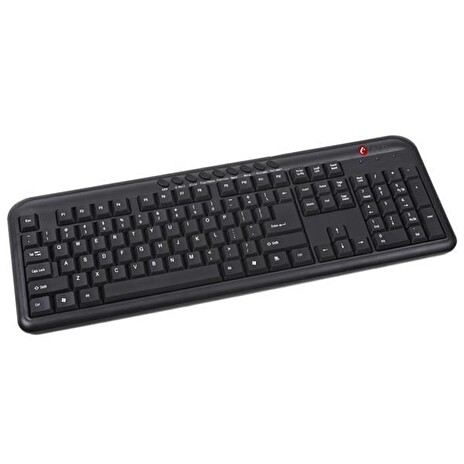 C-TECH klávesnice CZ/SK KB-102M USB slim black multimediální