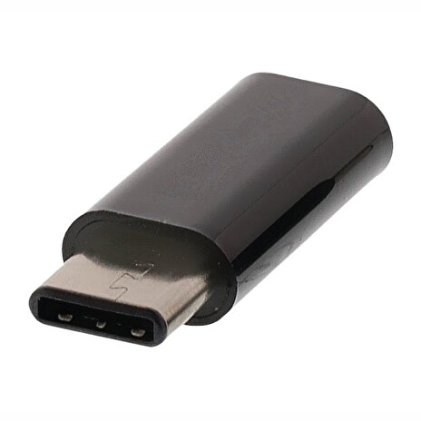 NEDIS USB 2.0 adaptér/ Typ-C zástrčka – Micro B zásuvka/ černá