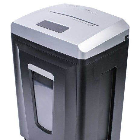AT skartovač AT-18S-MC/ řez 1x6 mm/ pracovní šíře 230 mm/ kapacita 6 listů/ objem koše 22 l/ stupeň utajení P7/ šedý