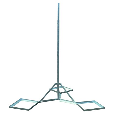 Trojnožka 2m, teleskopická, d=4,8cm, na dlaždice 50x50 cm, žár. zinek