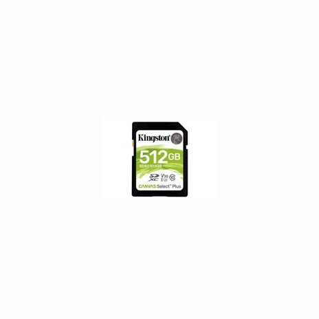 Kingston SDXC karta 512GB Canvas Select Plus (SDC) 100R 85W Class 10 UHS-I