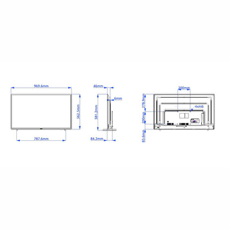 Philips/43HFL3014/43"/FHD/Black