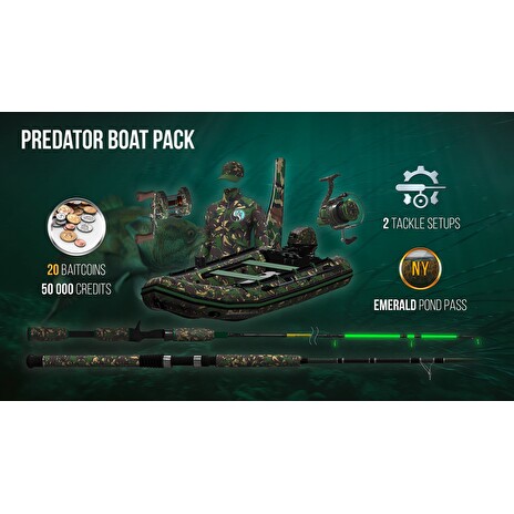 ESD The Fisherman Fishing Planet Predator Boat Pac
