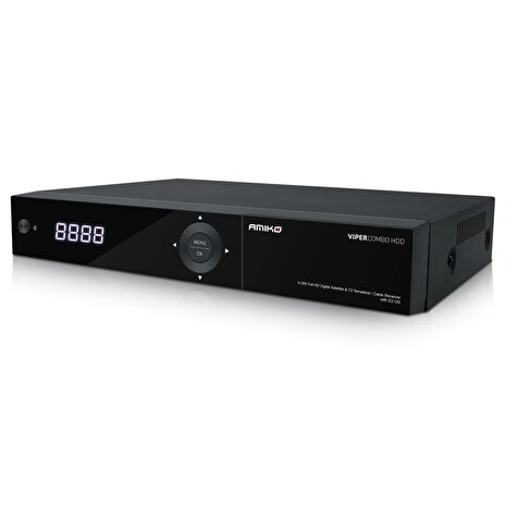 AMIKO DVB-S2/T2/C přijímač VIPER COMBO HDD/ Full HD/ CI slot/ H.265/HEVC/ EPG/ Timeshift/ HDMI/ 2x USB/ LAN