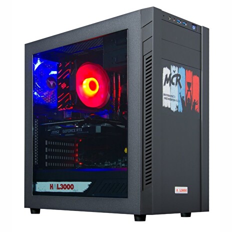 HAL3000 MEGA Gamer Elite MČR SE / Intel i5-9400/ 16GB/ RTX 2070 Super/ 1TB PCIe SSD + 1TB HDD/ W10