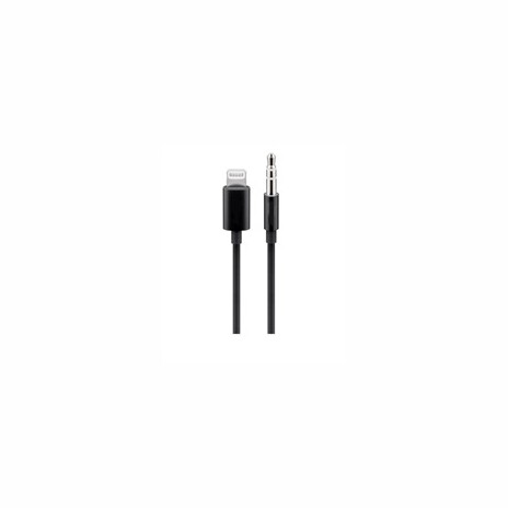PREMIUMCORD Apple Lightning audio redukční kabel na 3.5 mm stereo jack, 1 m, černý