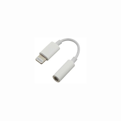 PREMIUMCORD Apple Lightning audio redukční kabel na 3.5 mm stereo jack/female, bílý
