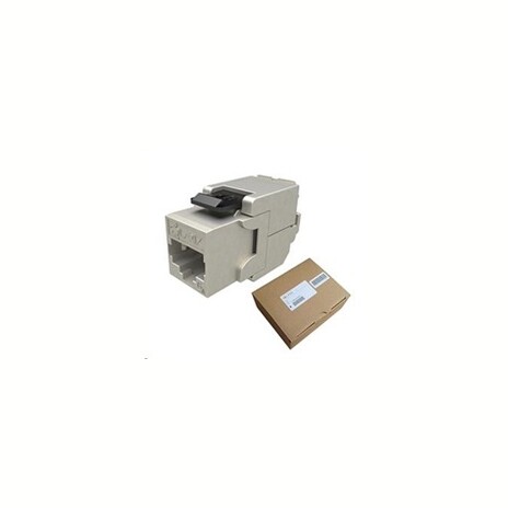 Solarix MULTIPACK 24 ks - 10G keystone CAT6A STP samořezný SXKJ-10G-STP-BK-SA