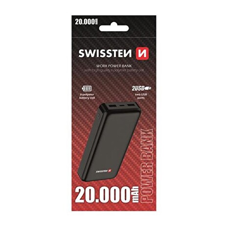PowerBank SWISSTEN WORX 20000mAh