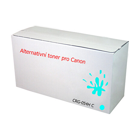 Toner CRG-054H C (CRG054) Premium kompatibilní pro Canon, azurový (2300 str.)