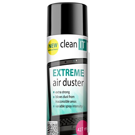 CLEAN IT stlačený plyn EXTREME 500g, nehořlavý