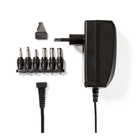 Nedis ACPA007 - Univerzální napájecí adaptér | 3/4,5/6/7,5/9/12 V DC | 2,25 A