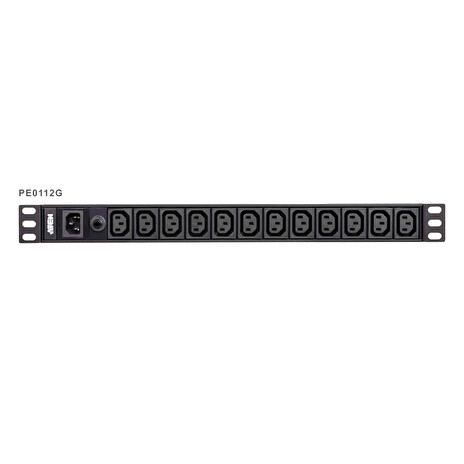 Aten PE0112 Základní řada PDU 10A Vstup C14 výstup 12x C13