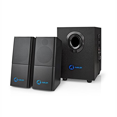 Nedis GSPR10021BK - Herní Reproduktory | 2.1 | Napájení USB | Jack 3,5 mm | RMS 11 W