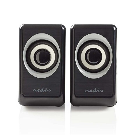 Nedis CSPR20020BK - PC reproduktor | 2.0 | 18 W | Jack 3,5 mm