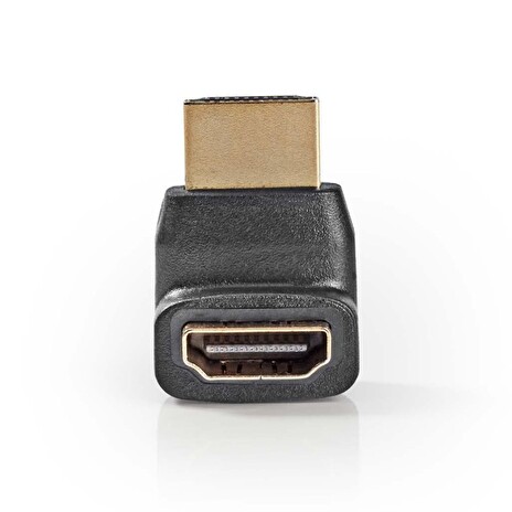 Nedis CVGB34902BK - HDMI™ Adaptér Úhlový 270° | HDMI Konektor - HDMI Zásuvka | Černá barva