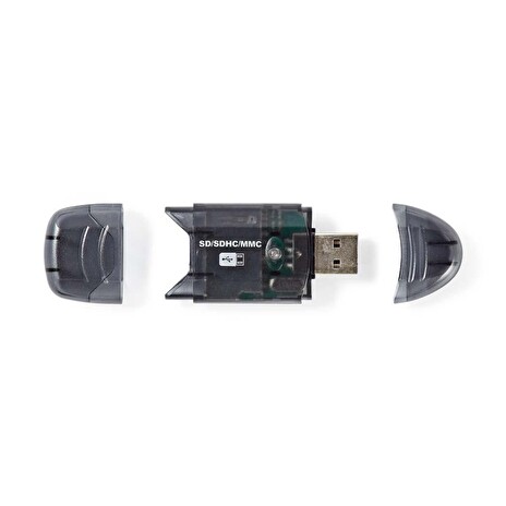 Nedis CRDRU2100BK - Čtečka Paměťových Karet | Multifunkční | USB 2.0