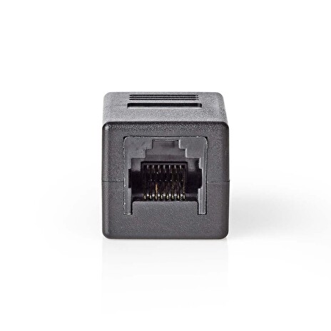 Nedis CCGB89010BK - Síťový Adaptér Cat 6 | RJ45 (8P8C) Zásuvka - RJ45 (8P8C) Zásuvka | Černá barva