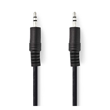 Nedis CAGB22000BK20 - Stereofonní Audio Kabel | 3,5mm Zástrčka - 3,5mm Zástrčka | 2 m | Černá barva