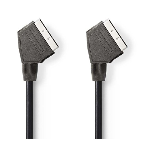 Nedis CVGT31000BK15 - Kabel SCART | SCART Zástrčka – SCART Zástrčka | 1,5 m | Černá barva