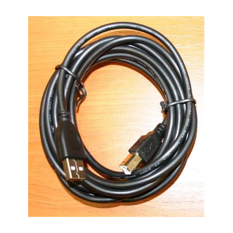 Kabel CABLEXPERT USB A-B 4,5m 2.0 HQ Black, zlacené kontakty