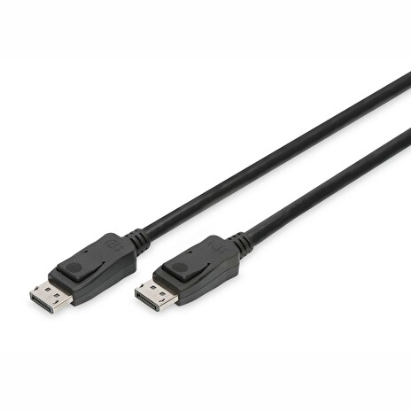 DIGITUS Připojovací kabel DisplayPort, DP M / M, 3,0 m, Ultra HD 8K, verze 1.3 / 1.4, bl