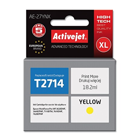 ActiveJet inkoust Epson T2714 new AE-27YNX 18 ml