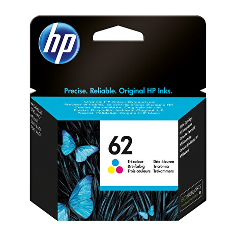 HP 62 Tri-color Ink Cartridge, HP 62 Tri-color Ink Cartridge