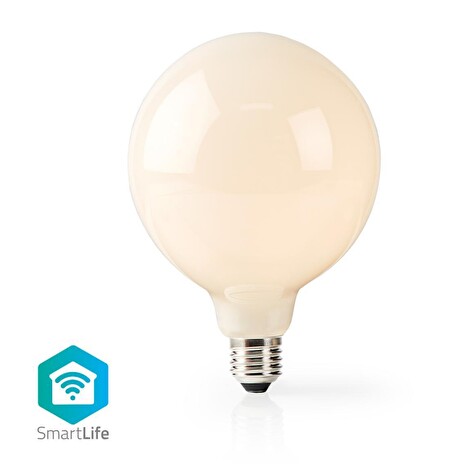 Nedis WIFILF11WTG125 - Wi-Fi Chytrá LED Žárovka | E27 | 125 mm | 5 W | 500 lm | Teplá Bílá, F
