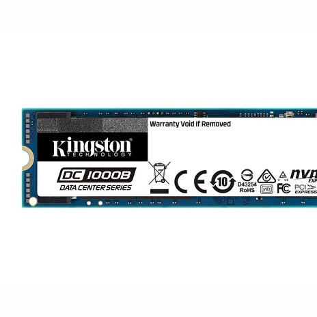 Kingston SSD DC1000B 240GB M.2 PCIe NVMe Gen3 x4 3D TLC (čtení/zápis: 2200/290MBs; 111/12k IOPS; 0.5 DWPD) - boot drive